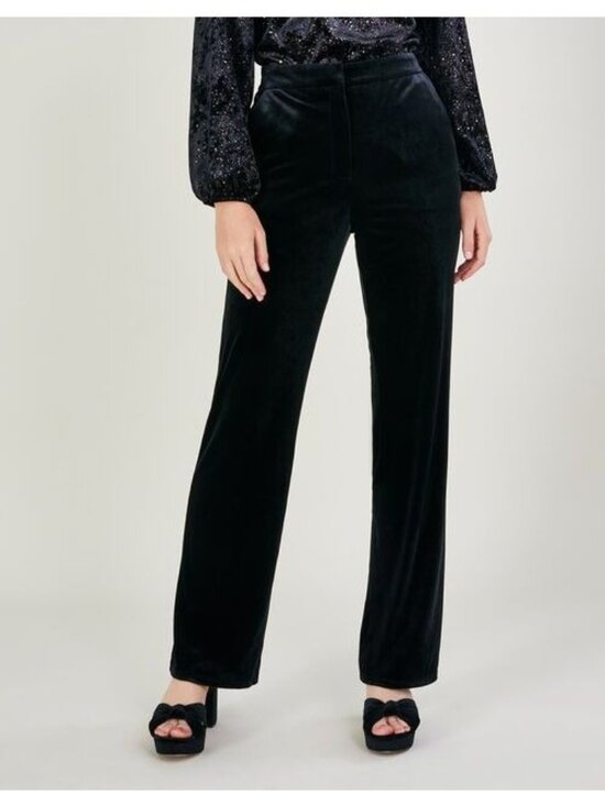 Vince Pants - Vince Black Velveteen Velvet Pants Small Luxurious Classic Holiday Winter EUC